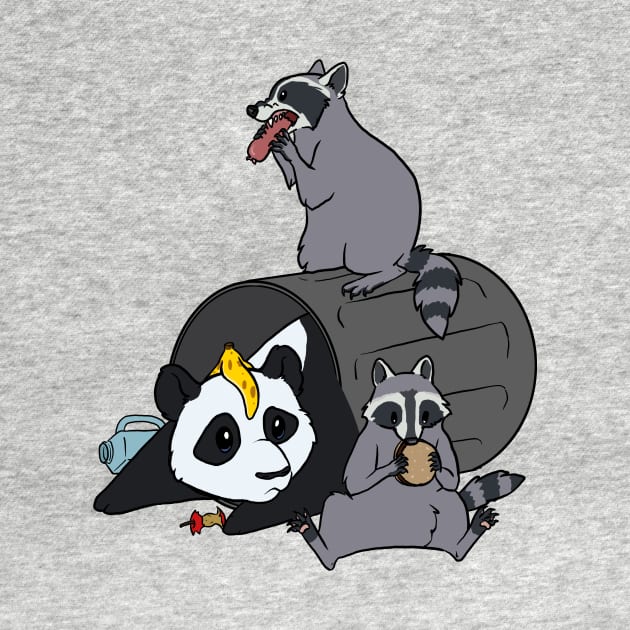 Trash Pandas by Khalico